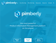Tablet Screenshot of pimberly.com